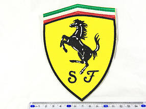 Нашивка Ferrari 115х150 мм