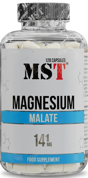 Магній малат MST Magnesium Malate 141 mg 120 капс