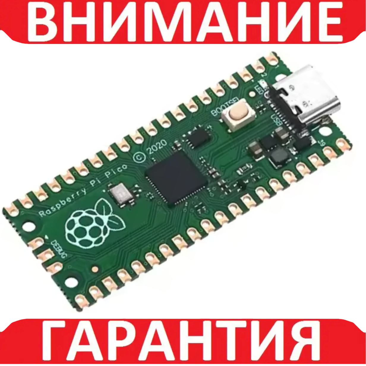 Мікроконтролер Raspberry Pi Pico RPM40 Type C