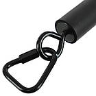 Палка-тренажер Portable resistance weight band bar Ezous з амортизатором, фото 3
