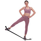 Стрічковий еспандер Record Elastiband 90х3 см із петлями для розтяжки, фото 9