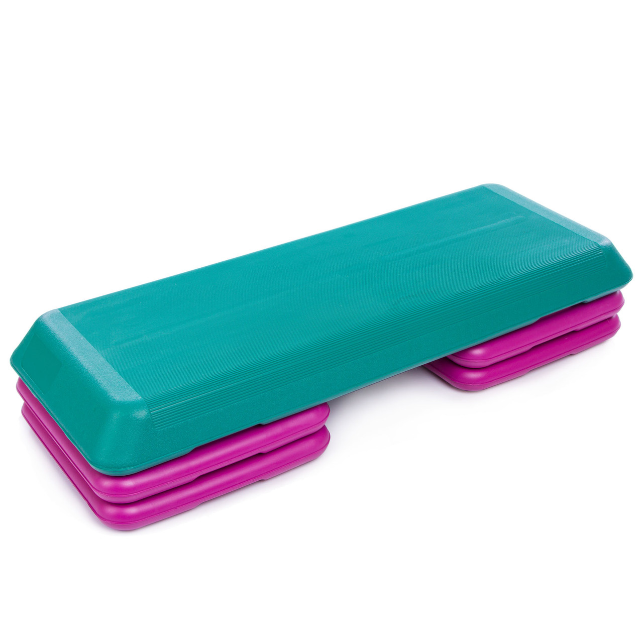 Степ-платформа SP-Sport багатофункціональна 110x36,5x10-21см для занять степ-аеробікою, фото 1
