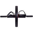 Колесо ролик для преса Zelart d 35 см одинарне з антиковзаючими ручками, фото 3