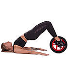 Колесо ролик для преса Zelart d 35 см одинарне з антиковзаючими ручками, фото 10