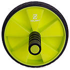 Колесо ролик для преса Zelart d 18 см одинарне з антиковзаючими ручками, фото 3