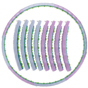 Обруч масажний SP-Planeta розбірний 8 секцій для фітнес-тренувань