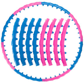 Обруч масажний SP-Planeta розбірний 8 секцій для фітнес-тренувань, фото 1