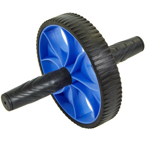 Колесо ролик для преса Zelart d 17,5 см одинарне з антиковзаючими ручками