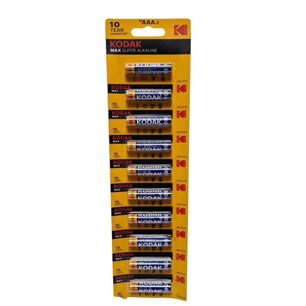 Батарейка Kodak MAX АAА-R03 1.5 V (блістер) (10), фото 1