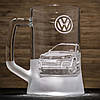 Пивний келих з гравіюванням автомобіля Volkswagen Touareg Фольксваген Туарег - подарунок для автомобіліста, фото 2