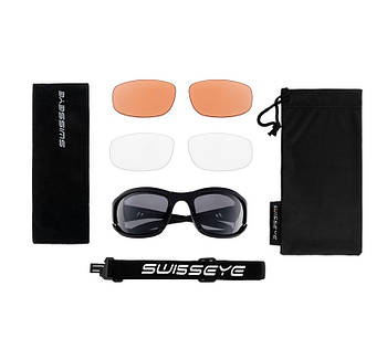 Тактичні окуляри Swiss Eye Guardian - Black