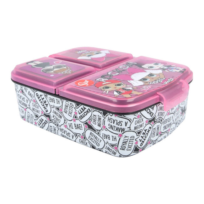 Ланч-бокс на 3 відділення Stor LOL SURPRISE Rock On (16820), фото 1