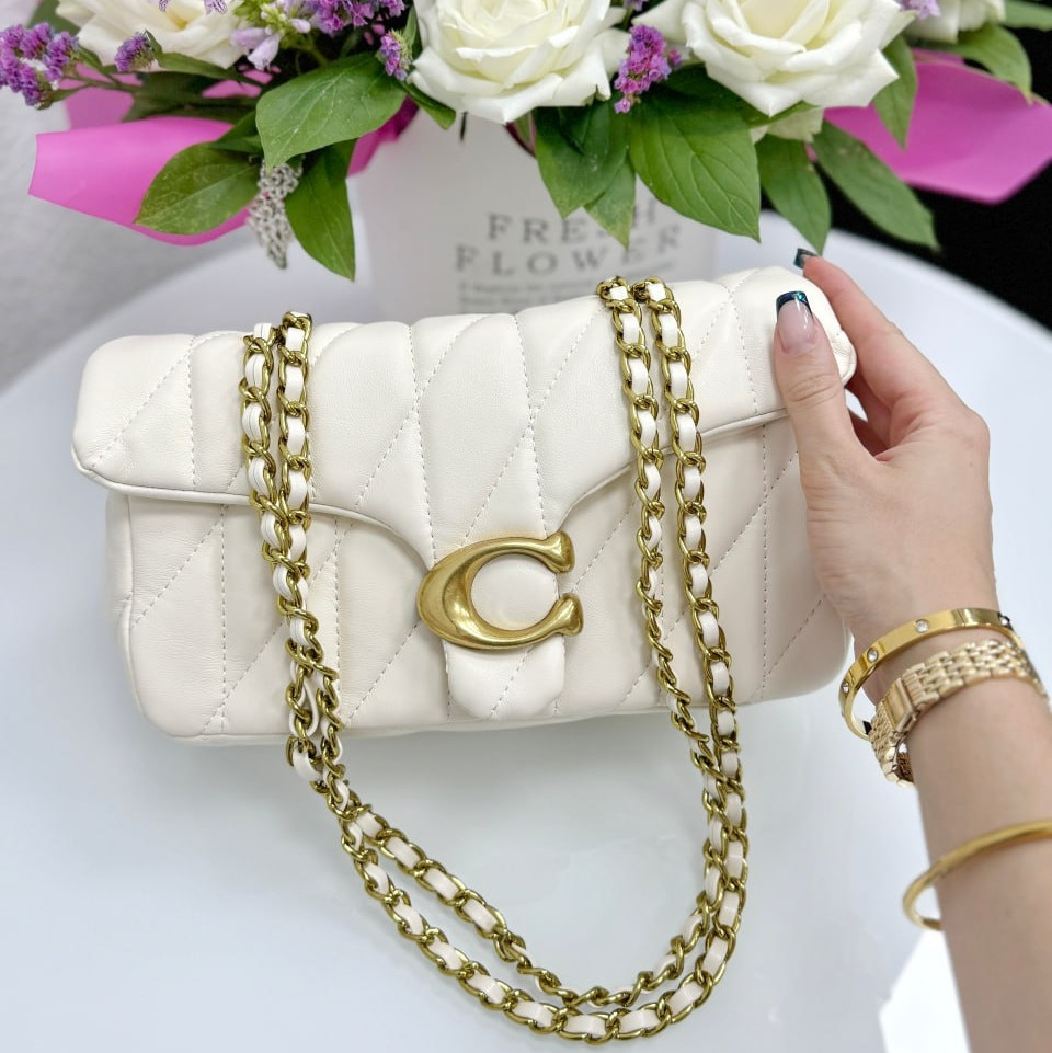 Сумка Coach Butik молочний