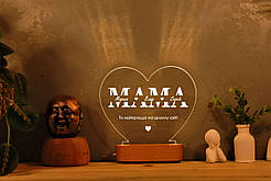 Фото-постер на акрилі у формі серця