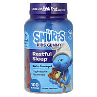 The Smurfs, Детские жевательные мармеладки, для спокойного сна, для детей от 3 лет, смурфики, 100 жевательн т