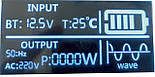 Інвертор Demuda DMDPSW-1500W 12V 1500Вт, фото 4