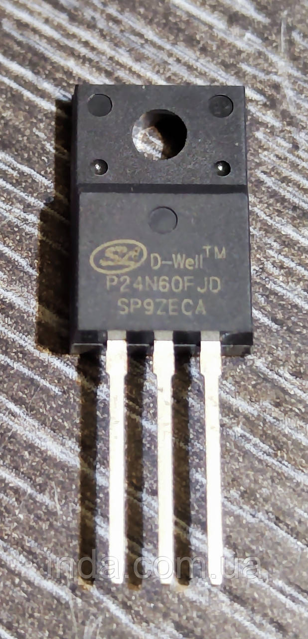 Транзистор P24N60FJD Оригінал!!! 24A/15A, 600V, MOSFET, TO-220F