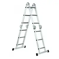 Драбина шарнірна Werk LС2412Q 4*3, завдовжки 3,5/0,91 м, вага 11,2 кг