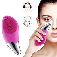 Електрична силіконова щітка-масажер для чищення особи Sonic Facial Brush BR-020 масаж підтяжка