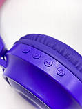 Бездротові навушники з котячими вушками складні ZW-028 Cat Ear з LED підсвічуванням Червоні, фото 5