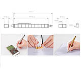 Набір магнітна ручка конструктор Polar Pen стилус, серебро, фото 4