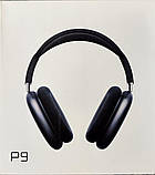 Бездротові повнорозмірні навушники P9 Bluetooth, MP3, AUX  Black/чорні, фото 3