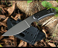 Ніж EDC для виживання в кемпінгу з дерев'яною ручкою  з чохлом