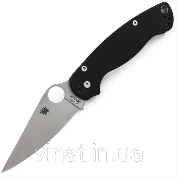 Ніж Spyderco Para-Military 2 C81 China чорний