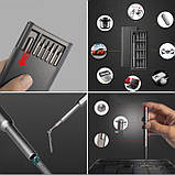 Набір викруток магнітних 25 в 1 в кейсі для точних робіт та дрібного ремонту, фото 7