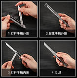 Сувенірний ніж з чохлом чорний, фото 8