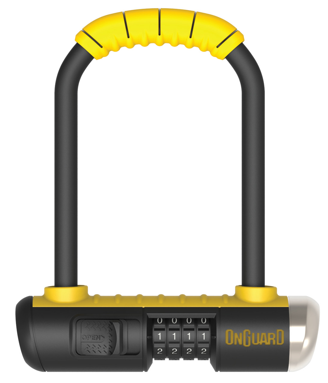 Замок кодовий U-lock OnGuard Combo STD | 8010C скоба 115x230мм,товщ.13мм, 4 цифри + кріпл