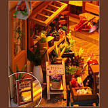 Бук Нук Алея після дощу книжковий куточок Інтер'єрний конструктор DIY Small Alley After Rain Book Nook TC-17, фото 5