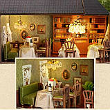 Румбокс Corner Restaurant конструктор Міні-будинок Кутовий Ресторан D-016, фото 4