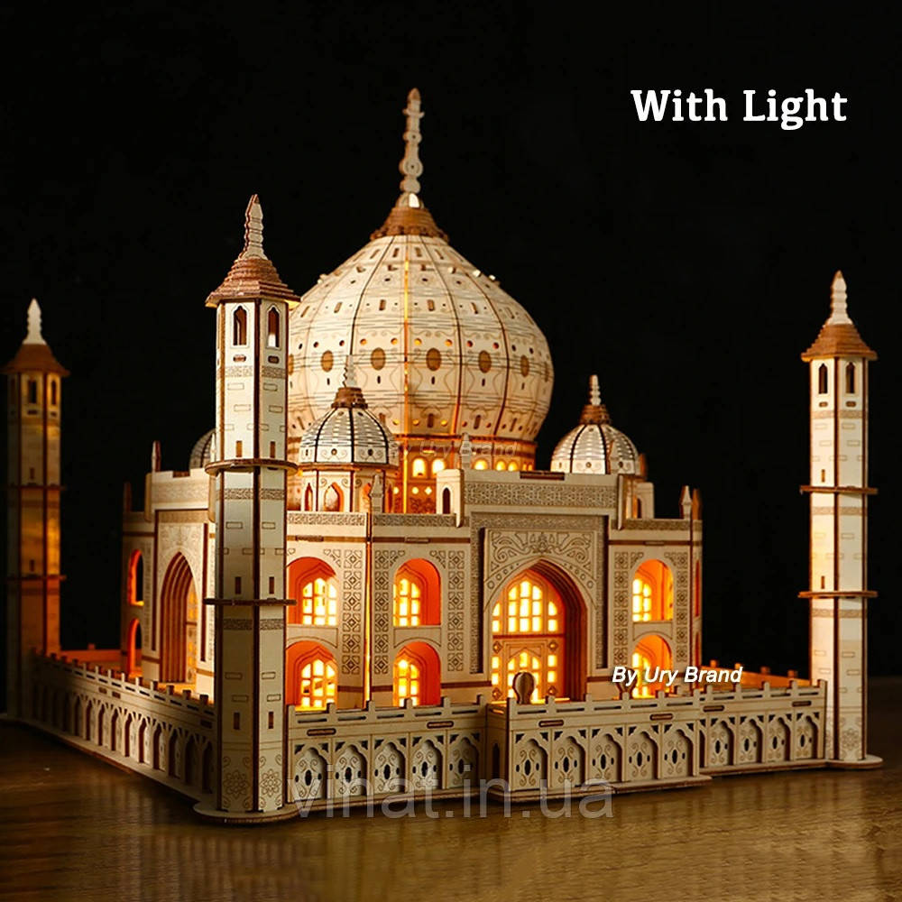 Дерев'яний пазл 3Д ROBOTIME Mechanical 3D Persial Love Palace Taj Mahal Палац Тадж Махал LG904