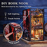 УЦІНКА! ПРИМ'ЯТА КОРОБКА! Бук Нук Train Mystery Case Book Nook DIY Інтерьерний конструктор BN01 + купол, фото 5