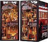 УЦІНКА! ПРИМ'ЯТА КОРОБКА! Бук Нук Train Mystery Case Book Nook DIY Інтерьерний конструктор BN01 + купол, фото 8
