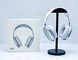 Бездротові повнорозмірні навушники P9 Bluetooth, MP3, AUX  White/білі, фото 5