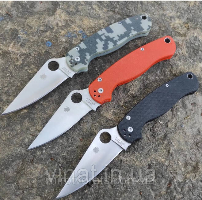 Ніж Spyderco Para-Military 2 C81 Китай хакі