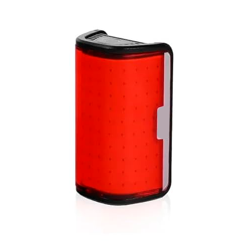 Велосипедний ліхтар задній вигнутий WQB-514, COB білий і червоний, АКБ Li-Ion, ЗП Type-C, фото 1