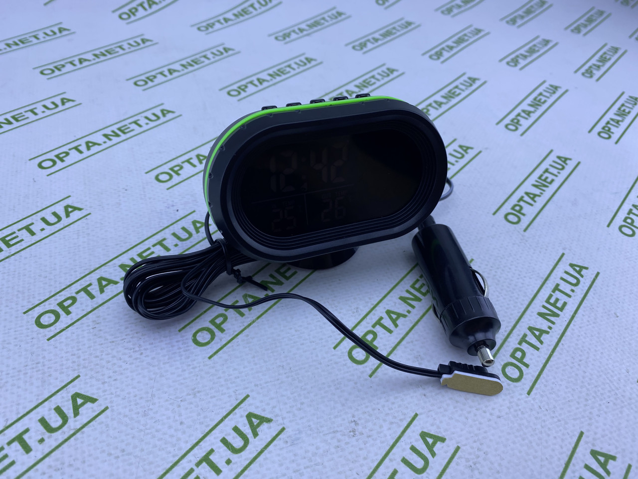 Автогодинник, термометр, вольтметр VST 7009, фото 1