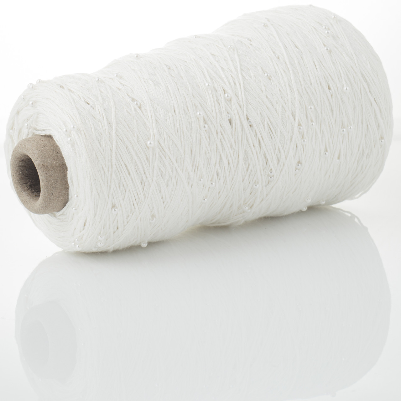 Намистинки на котоні білий, фото 1