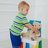 Стільчик "Колор Блу" блакитний Poppet, фото 2