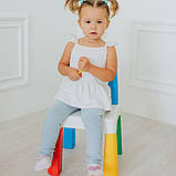 Стільчик "Колор Блу" блакитний Poppet, фото 3