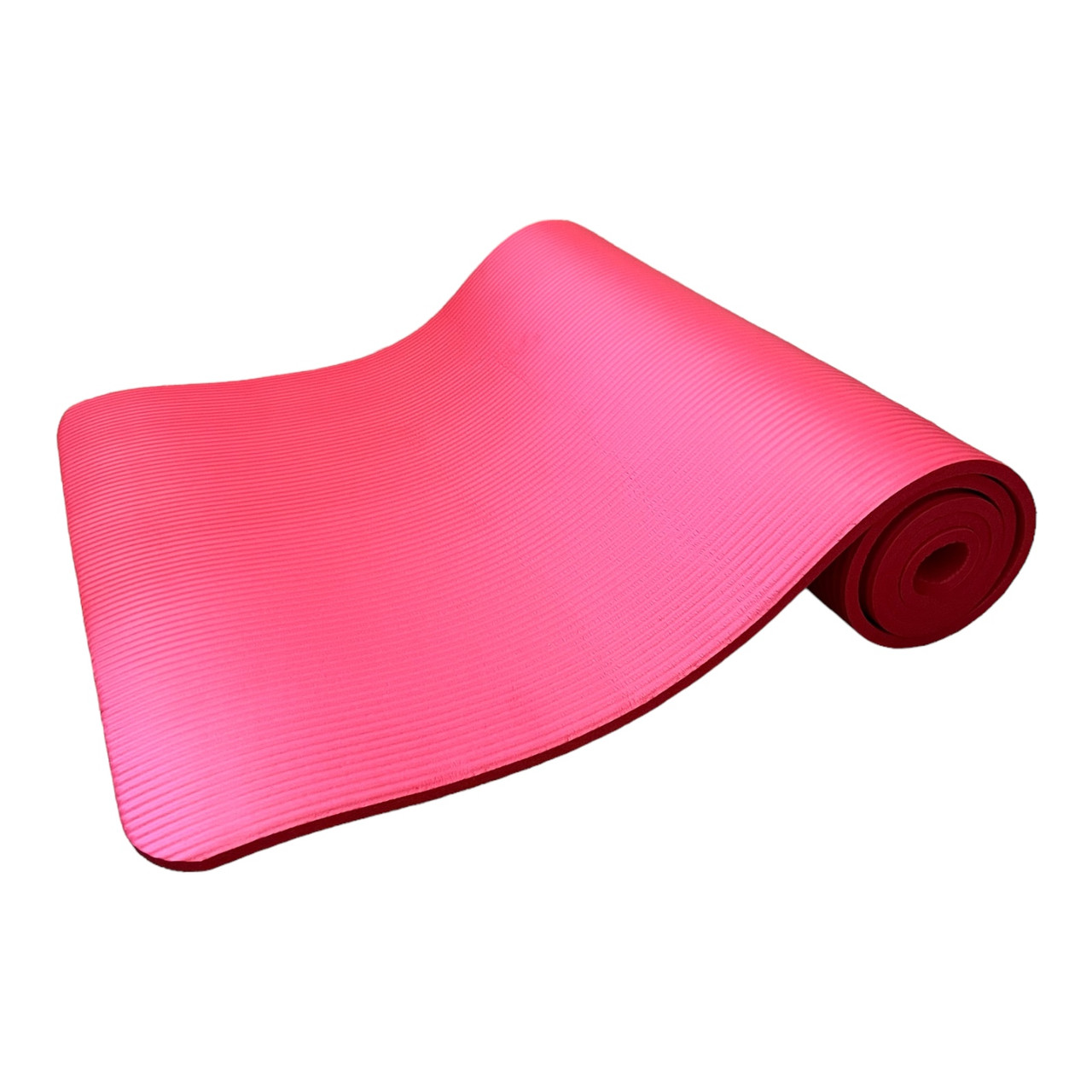 Килимок NBR Червоний для фітнесу йоги спорту мат спінений каучук Килимок фітнес