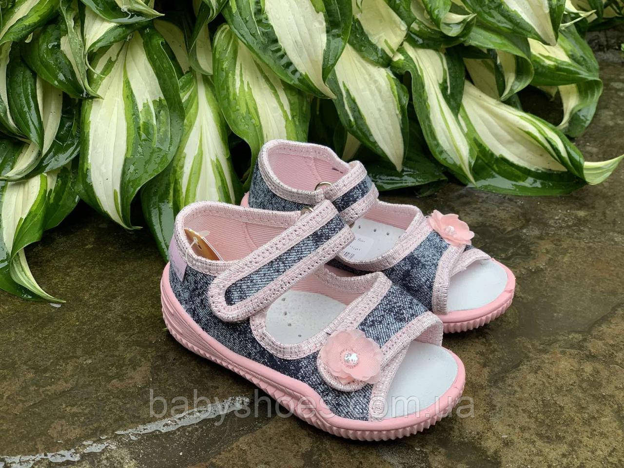 Босоніжки текстильні Viggami, Польща р.20-22,  Б-79, фото 1