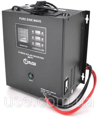 Гібридний інвертор 700 Вт, 12В, 700W 12V для сонячних станцій, правильна чиста синусоїда