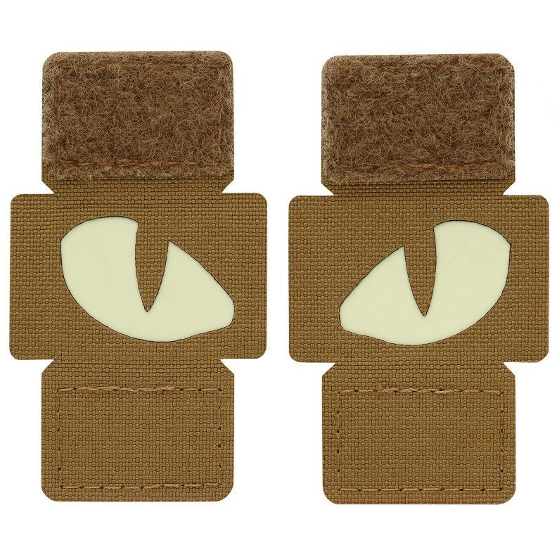 Шеврон PATCH M-TAC Tiger Eyes Laser Cut Reflective флуоресцентний - Coyote (51140005)