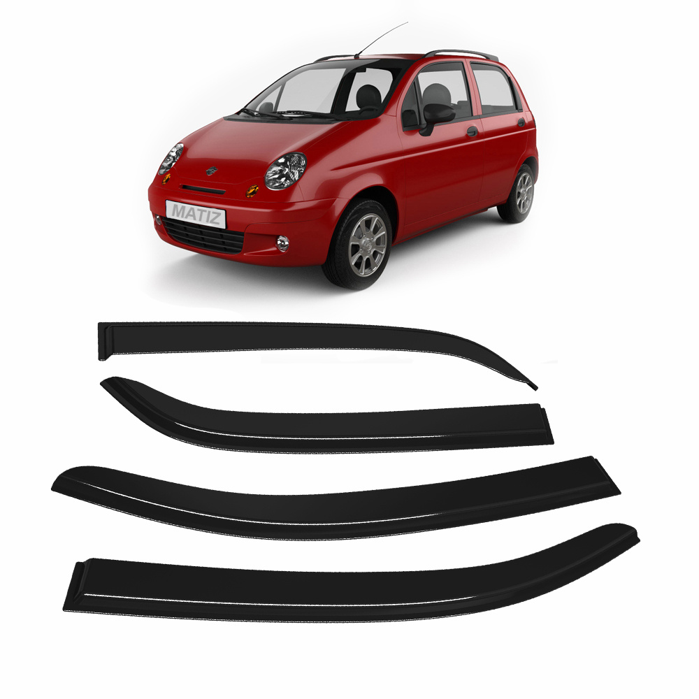 Вітровики, дефлектори вікон Daewoo Matiz, Матіз Chery QQ, Чері ку-ку "Beg-line"