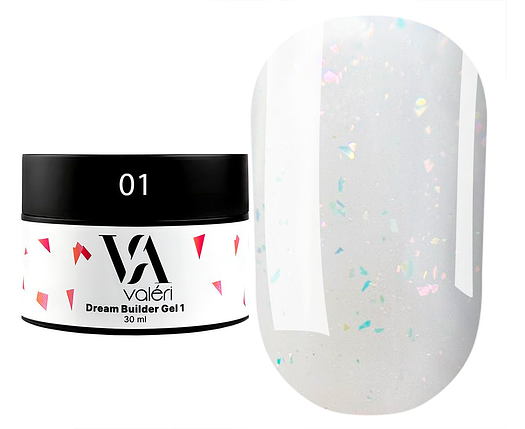 Моделюючий гель Valeri Dream Builder Gel №1 30 мл, фото 1