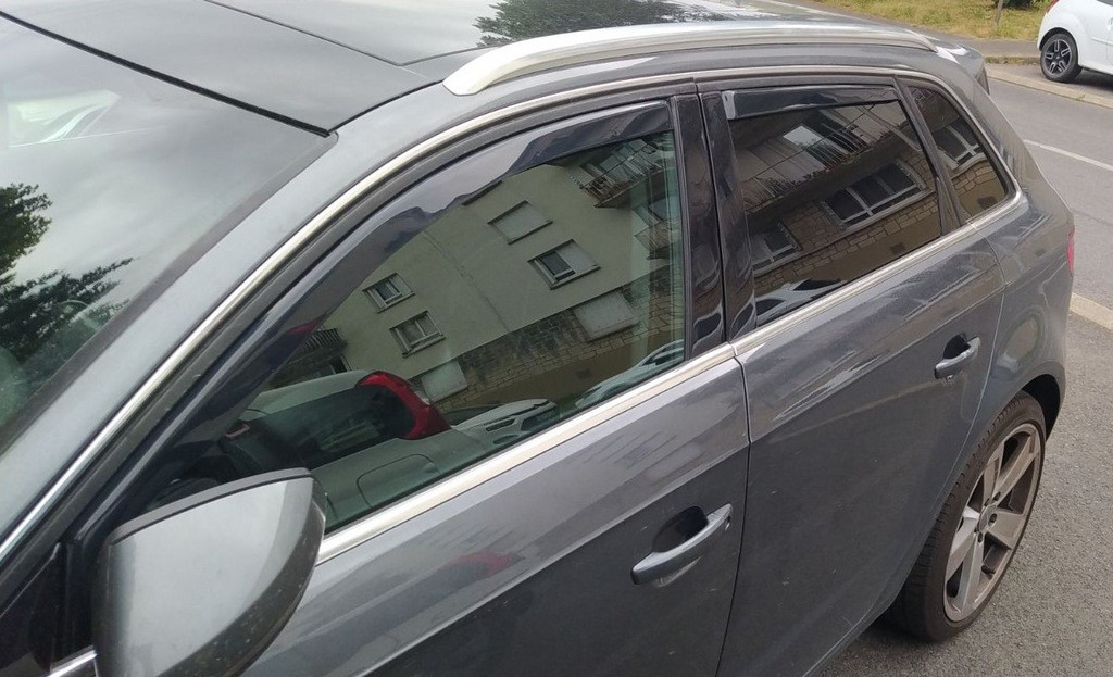 Audi A3 Sportback 2012-2020 - вітровики вставні (Esa, 4 шт)